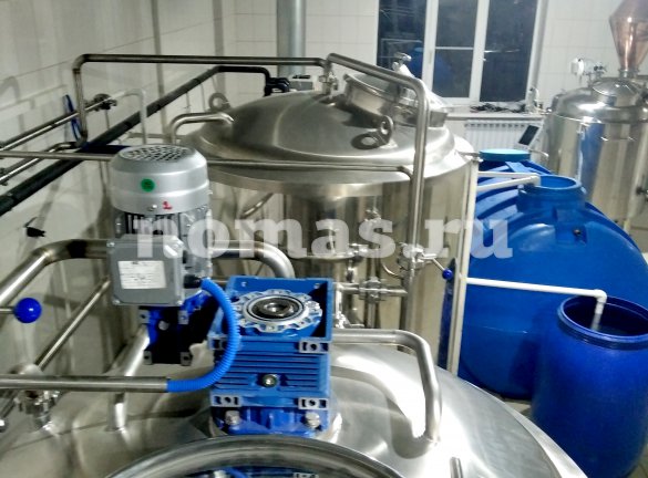 Пивоварня НОМАС на 500 литров введена в эксплуатацию