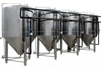 Cylinder-conic tanks for fermentation and postfermentation - купить у производителя